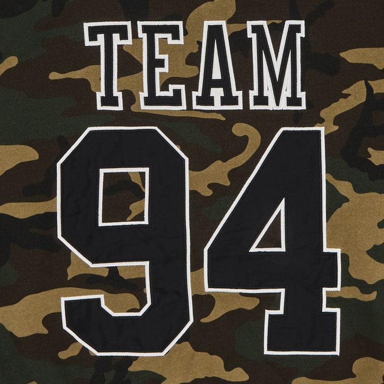 Supreme Team 94 Hooded Sweatshirt 'Woodland Camo'