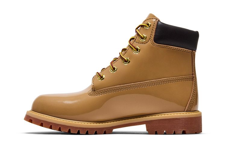 Timberland 6 Inch Premium Waterproof Boot Patent Big Kid 'Wheat'