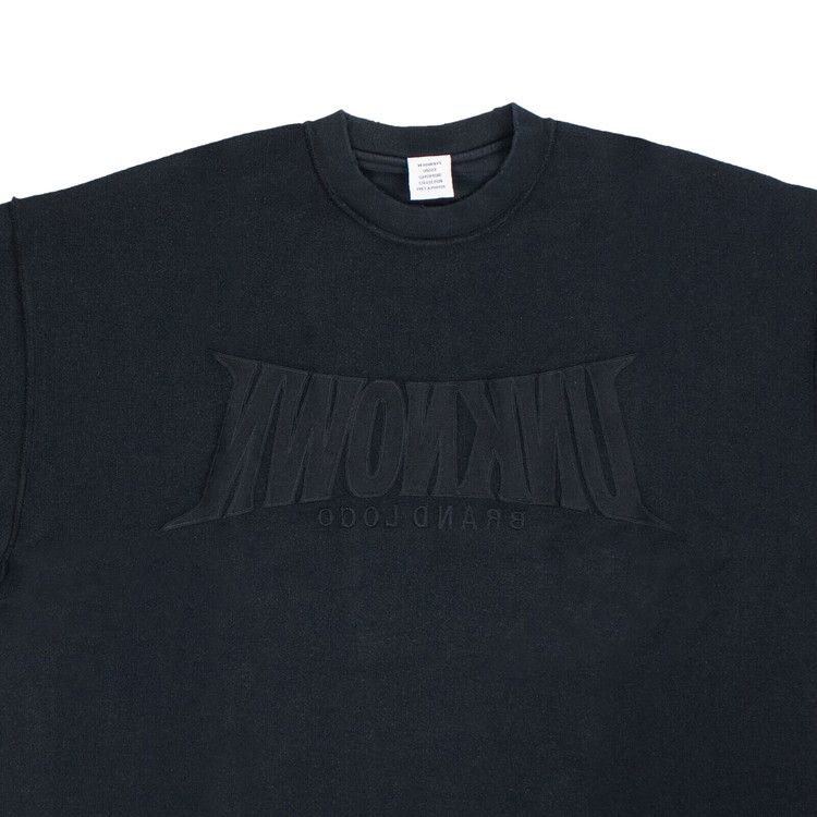 Vetements Dirty Unknown Embroidered Oversized T-Shirt 'Black'