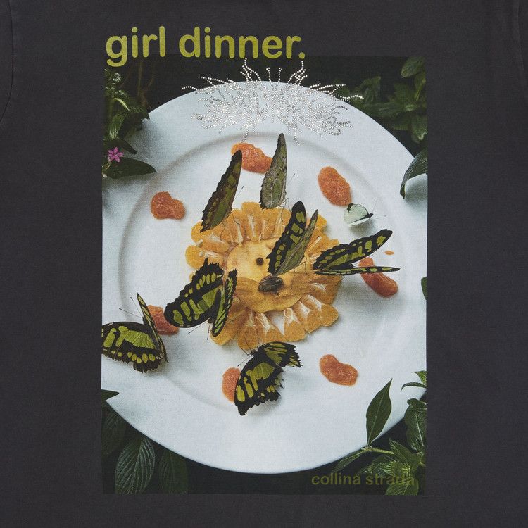 Collina Strada Rhinestone Graphic Tee - Girls Dinner