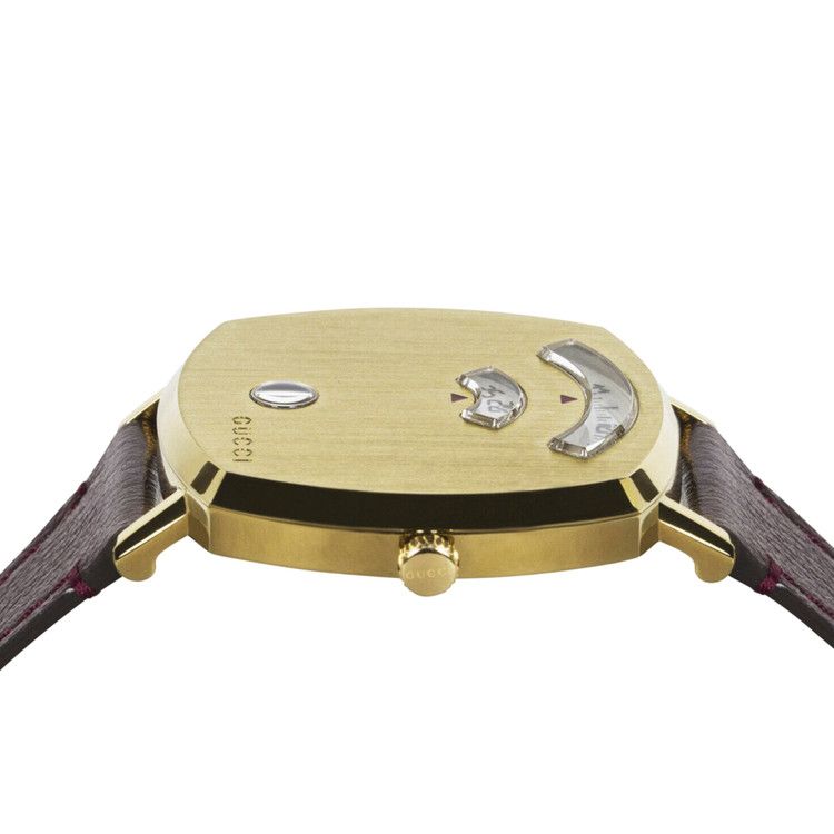 Gucci Grip Leather Watch 'Gold'