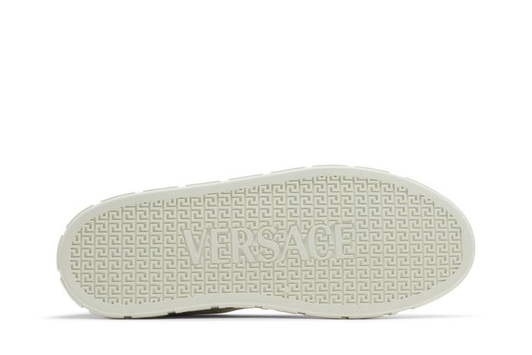 Versace Embroidered Greca Sneaker 'White Gold'