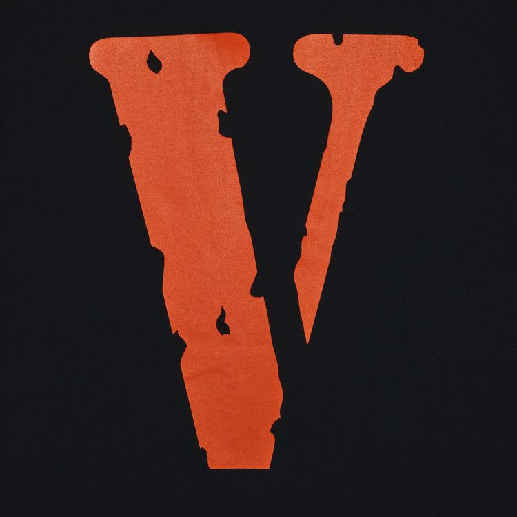 Vlone Staple T-Shirt 'Black/Orange'