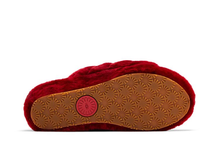 UGG Wmns Fluff Yeah Slide 'Ribbon Red'