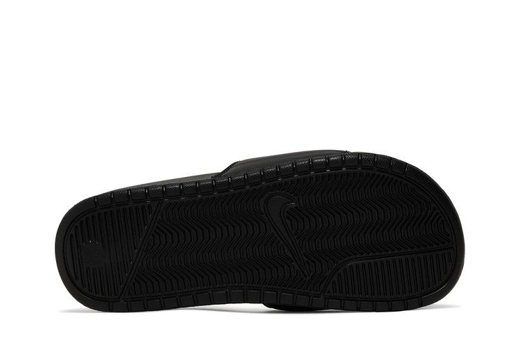 Nike Benassi Swoosh Slide 'Black White'