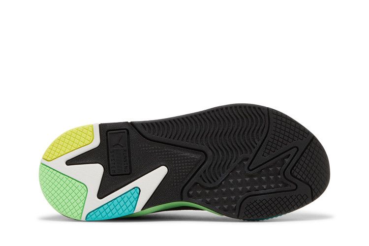 Puma RS-X Highlighter Jr 'Castlerock Fluorescent Yellow'