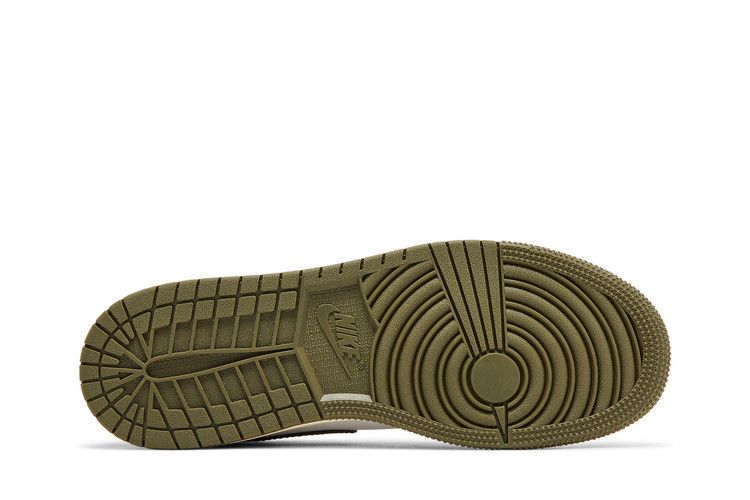 Air Jordan 1 Low GS 'Black Toe Medium Olive'