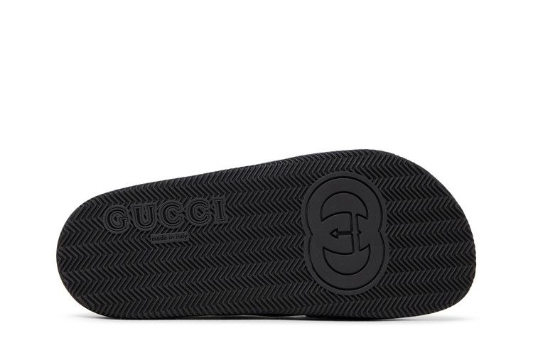 Gucci Wmns Slide Web Stripe 'Black'