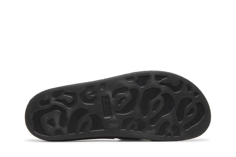 Alexander McQueen Rubber Pool Slide 'Graffiti - Black'
