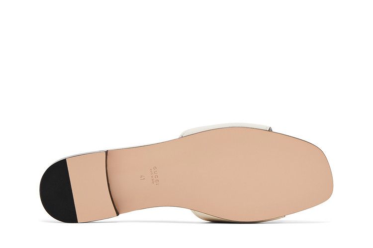 Gucci Wmns Interlocking G Cut-Out Slide Sandal 'Mystic White'