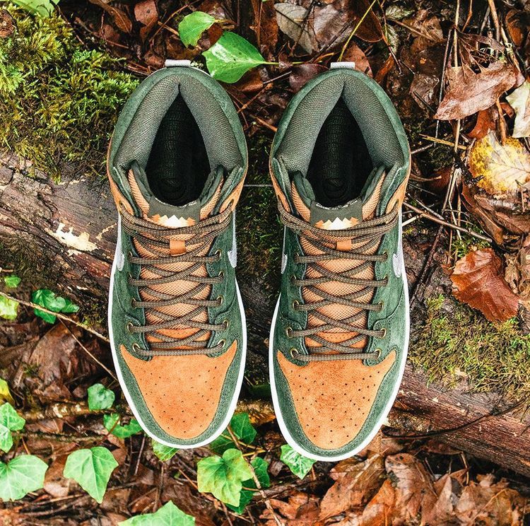 Homegrown x Nike SB Dunk High PRM 'Sequoia'