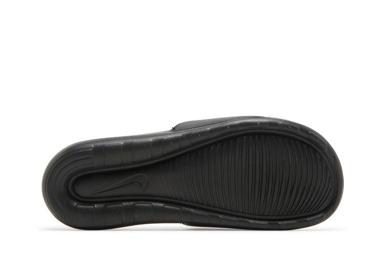 Nike Victori One Slide 'Black Metallic Gold'