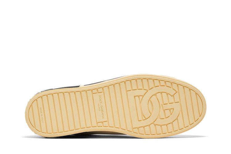 Dolce & Gabbana Portofino Low 'DG Logo Print - White Black'