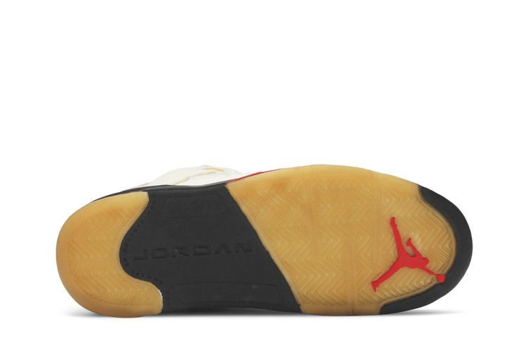 Off-White x Air Jordan 5 Retro SP PS 'Sail'