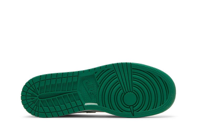Air Jordan 1 Mid SE GS 'Grey Pine Green'