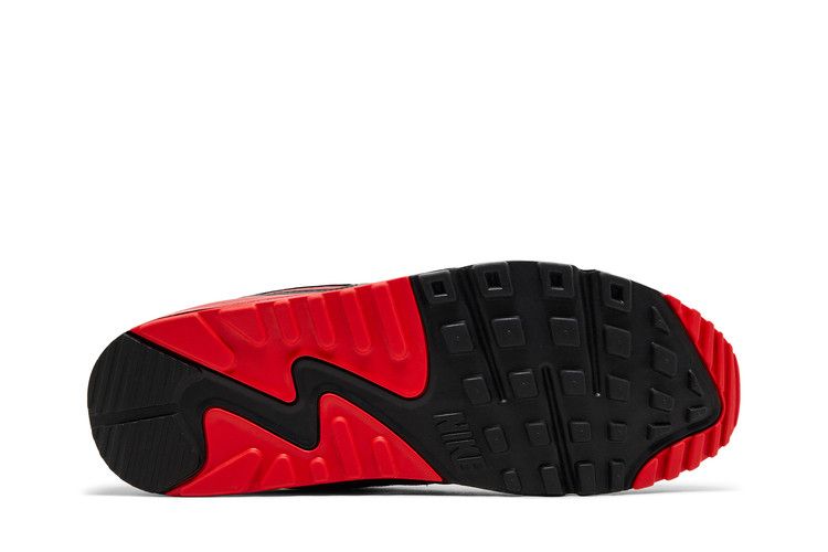 Nike Air Max 90 'Iron Grey Fire Red'