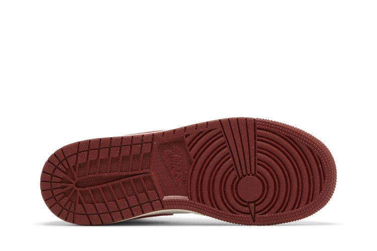Air Jordan 1 Mid SE GS 'White Dune Red'