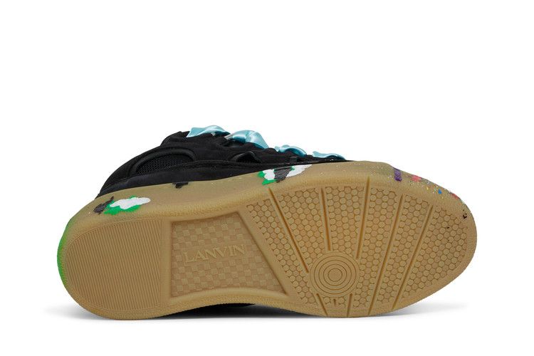 Gallery Dept. x Lanvin Curb Sneakers 'Paint Drip - Black'