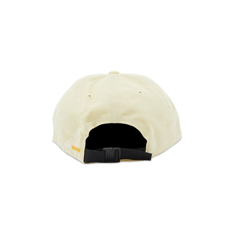 Supreme Brushed Cordura Small Box 6-Panel 'Pale Yellow'