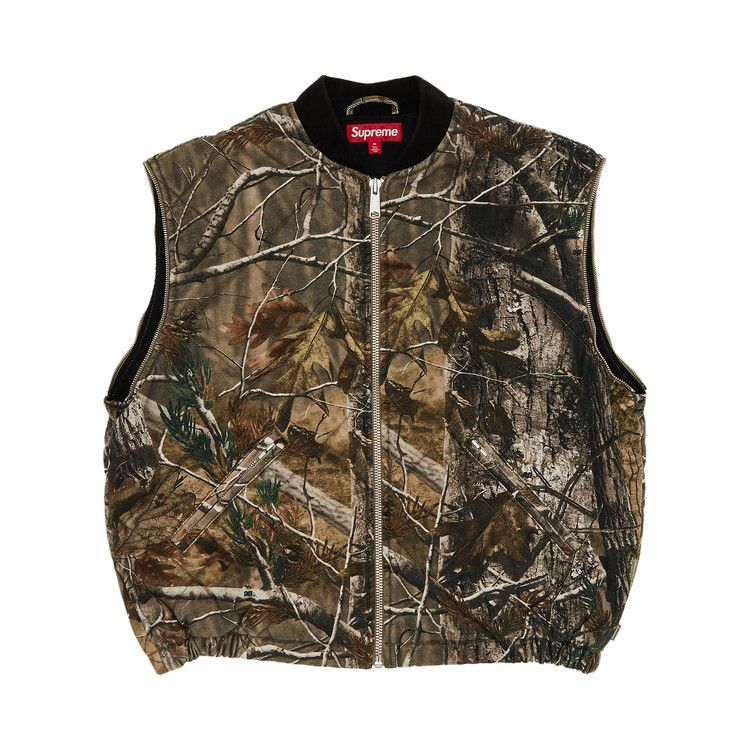 Supreme Zip-Off Sleeve Quilted Bomber Jacket 'Realtree AP Camo'