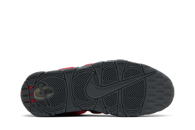 Nike Air More Uptempo Low 'Dark Grey Light Crimson'