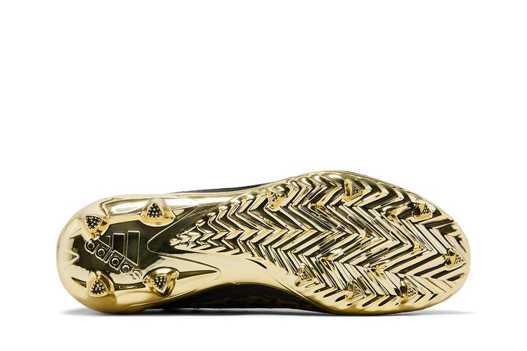 adidas Adizero Primeknit Cleats 'Black Gold Metallic'