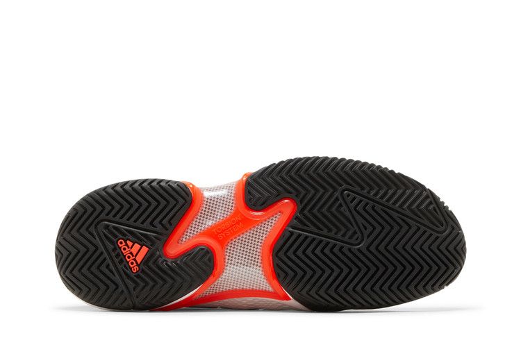 adidas Barricade 'White Black Solar Red'