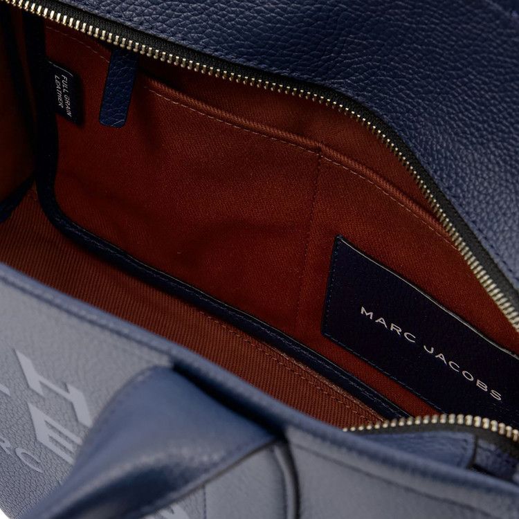 Marc Jacobs Leather Small Tote Bag 'Blue'