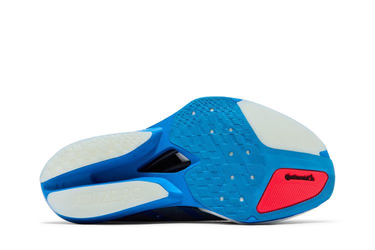 adidas Adizero Prime X3 Strung 'Solar Blue Silver Metallic Lucid Red'