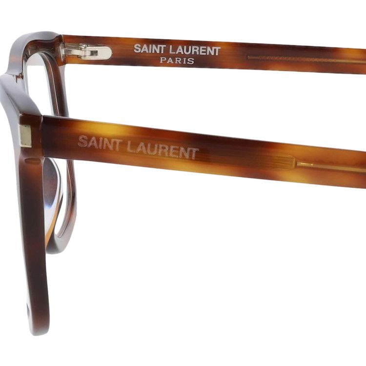 Saint Laurent Square Frame Eyeglasses 'Havana'