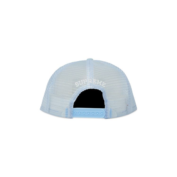 Supreme Name Plate Mesh Back 5-Panel 'Light Blue'