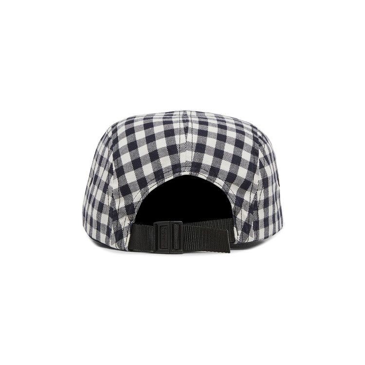 Supreme Gingham Camp Cap 'Black'