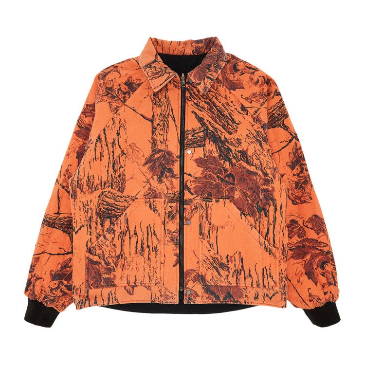 Supreme x RealTree Reversible Quilted Work Jacket 'Black'