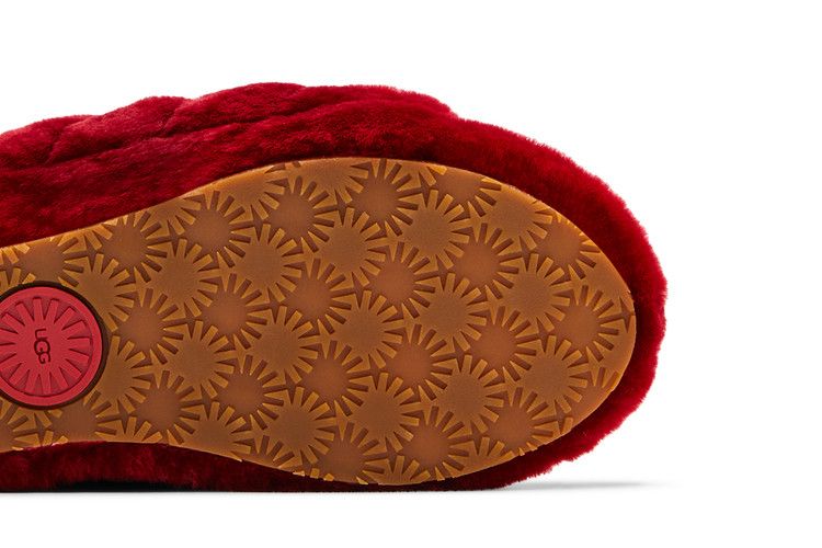 UGG Wmns Fluff Yeah Slide 'Ribbon Red'