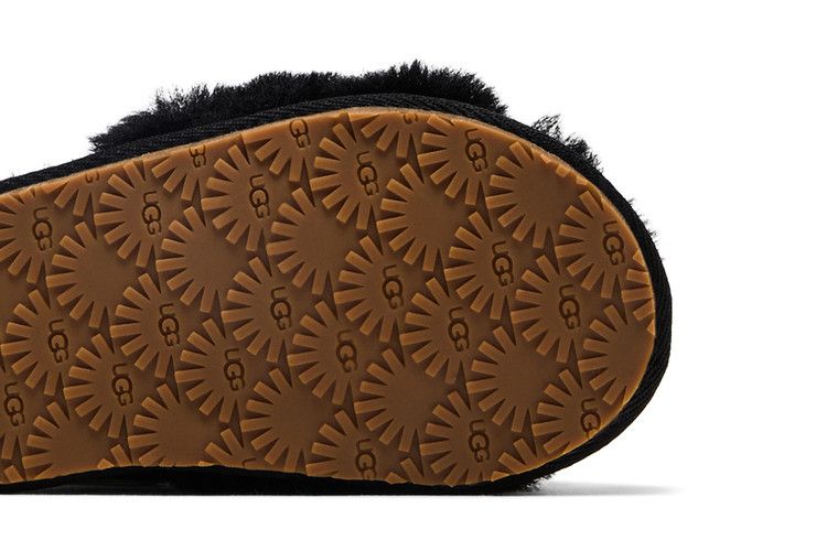 UGG Fluff Yeah Slide Toddler 'Black'