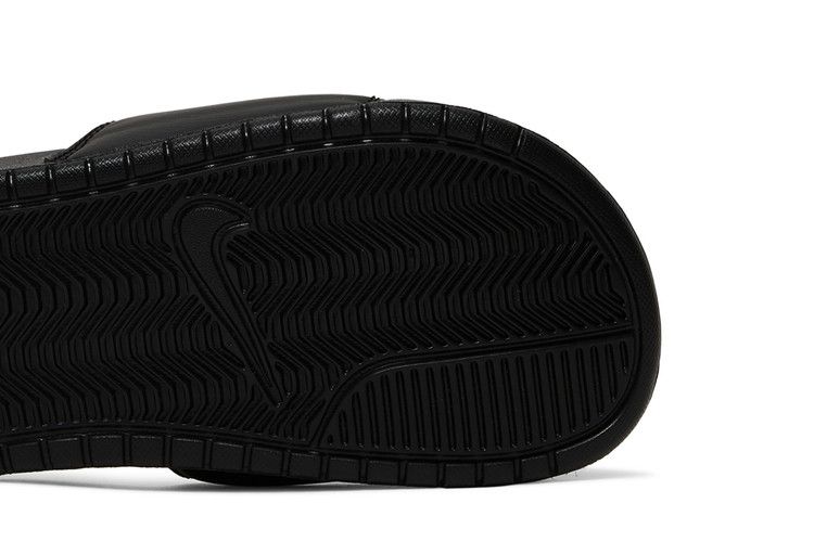 Nike Benassi Swoosh Slide 'Black White'