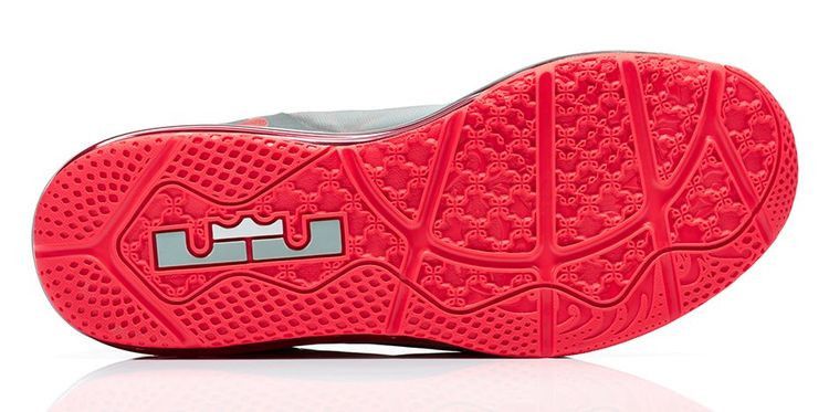 Nike LeBron 11 Low 'Base Grey Laser Crimson'