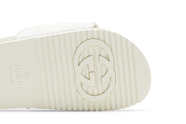 Gucci GG Supreme Sandal 'White'