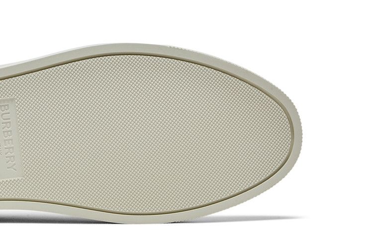 Burberry Check Panelled Sneakers 'Natural White Archive Beige'
