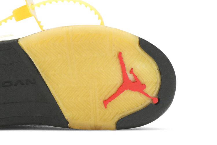 Off-White x Air Jordan 5 Retro SP TD 'Sail'