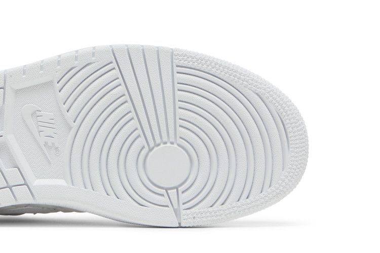 Wmns Air Jordan 1 Low 'Triple White Quilted'