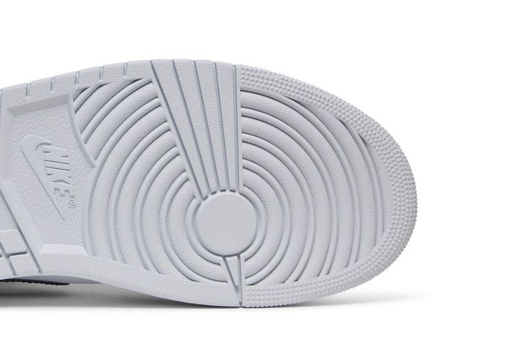 Air Jordan 1 Mid 'White Khaki Blue Void'