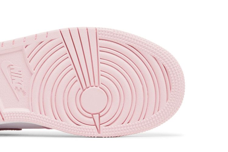 Air Jordan 1 Mid GS 'Pink Foam Fire Red'