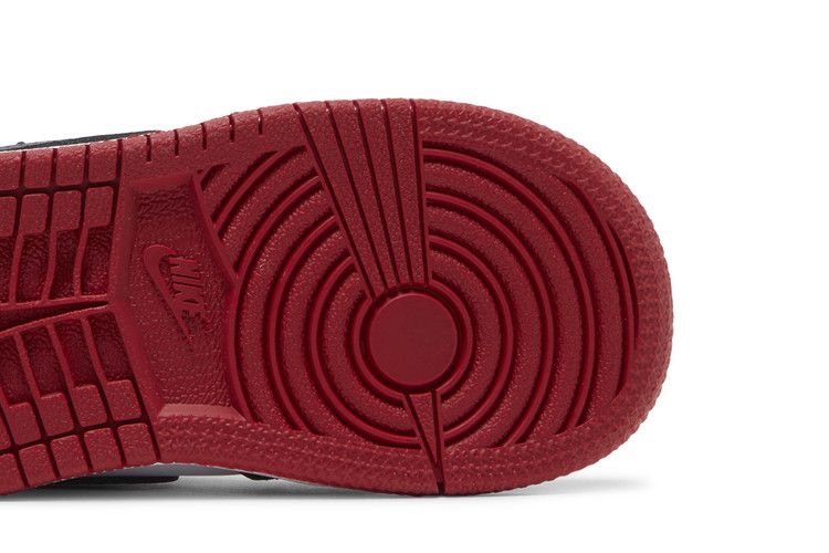 Air Jordan 1 Mid TD 'Gym Red Black Toe'