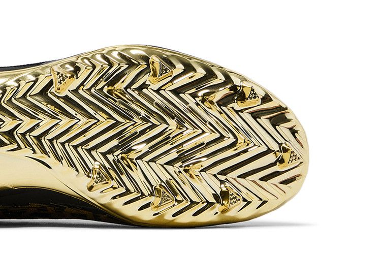 adidas Adizero Primeknit Cleats 'Black Gold Metallic'