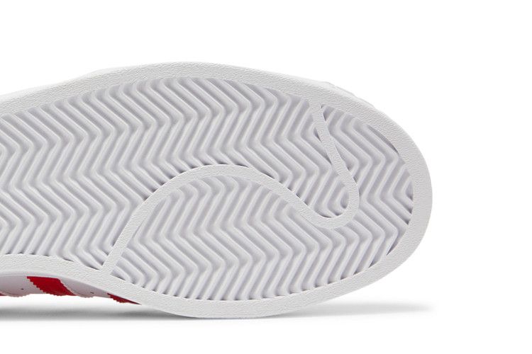 adidas Superstar 'White Vivid Red'